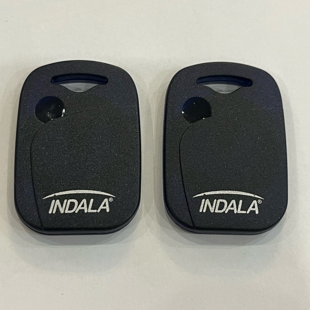 2x Blank Indala T2 KeyFobs - condo security replacement